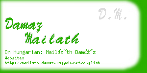 damaz mailath business card